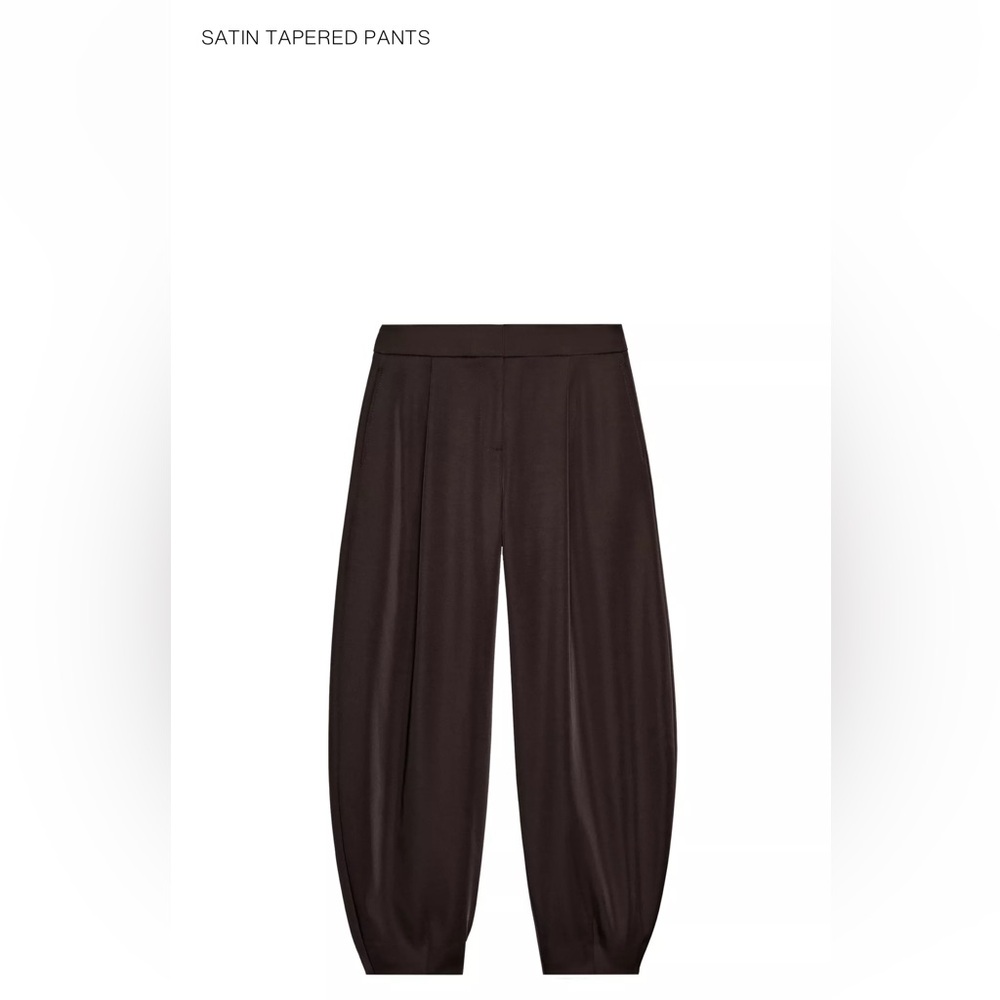 Satin Tampered Pants
